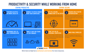 Remote Work - Productivity and Security - HorizontalHorizontal_Infographic
